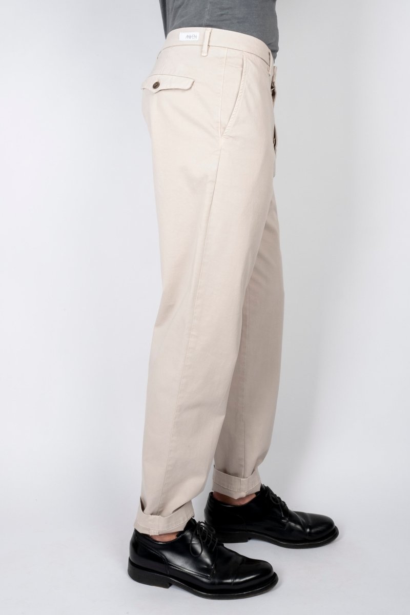 SLOUCHY CHINO / Stone Garment Dyed Sand - Aniven